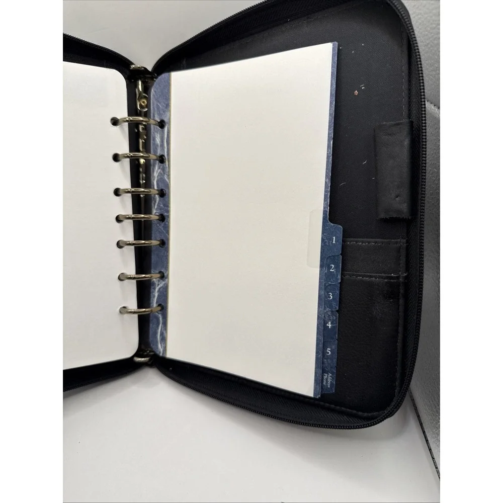 Franklin Quest Planner Binder Genuine Leather 10